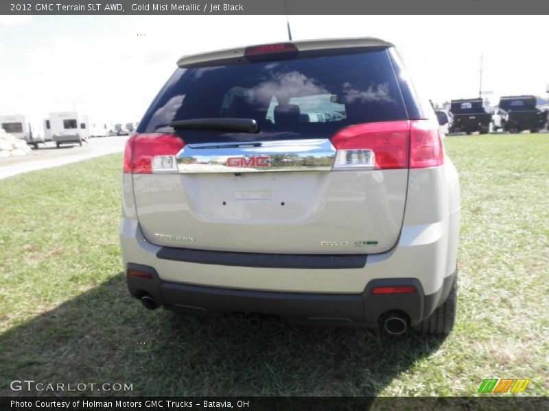 Gold Mist Metallic / Jet Black 2012 GMC Terrain SLT AWD