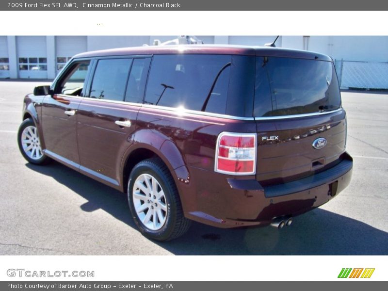 Cinnamon Metallic / Charcoal Black 2009 Ford Flex SEL AWD