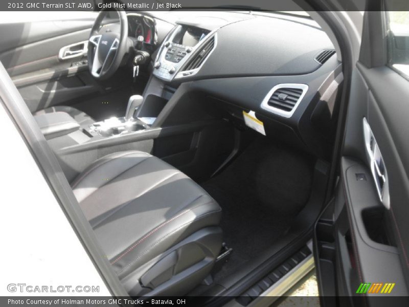 Gold Mist Metallic / Jet Black 2012 GMC Terrain SLT AWD