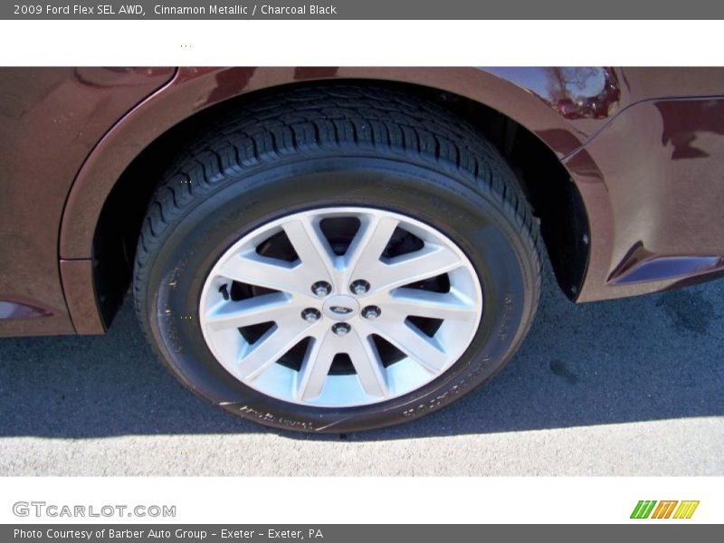 Cinnamon Metallic / Charcoal Black 2009 Ford Flex SEL AWD