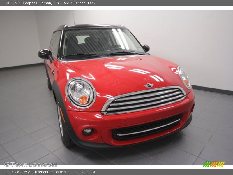 Chili Red / Carbon Black 2012 Mini Cooper Clubman