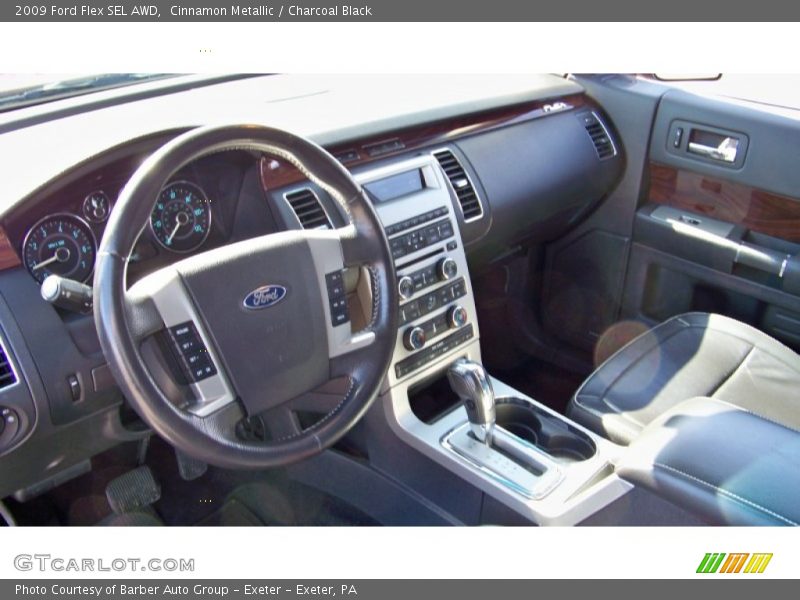 Cinnamon Metallic / Charcoal Black 2009 Ford Flex SEL AWD
