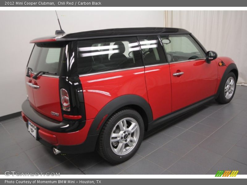 Chili Red / Carbon Black 2012 Mini Cooper Clubman