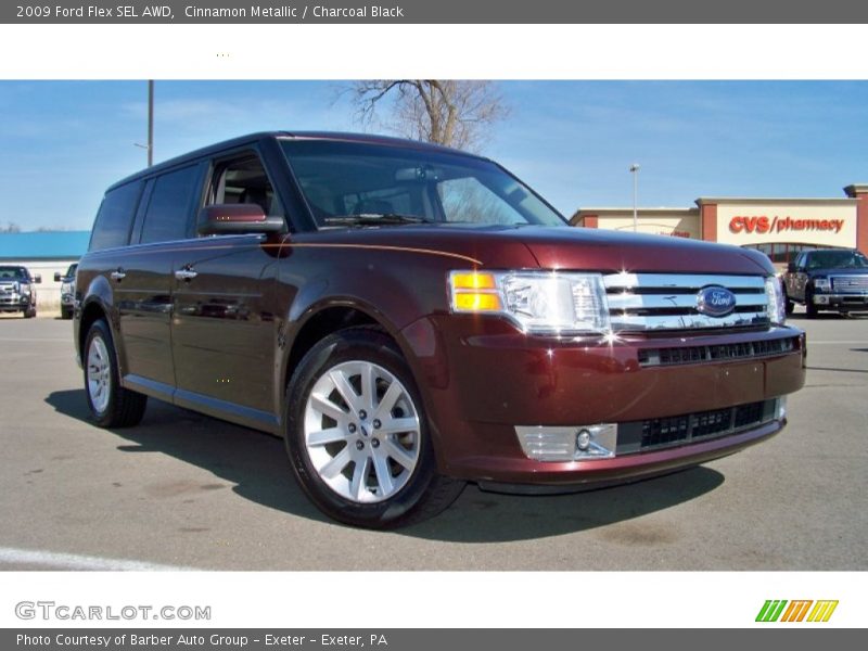Cinnamon Metallic / Charcoal Black 2009 Ford Flex SEL AWD