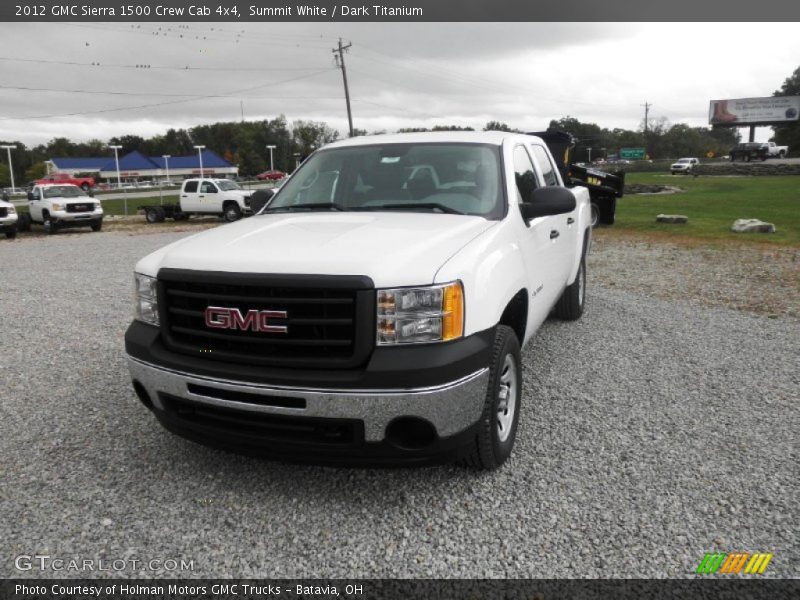 Summit White / Dark Titanium 2012 GMC Sierra 1500 Crew Cab 4x4