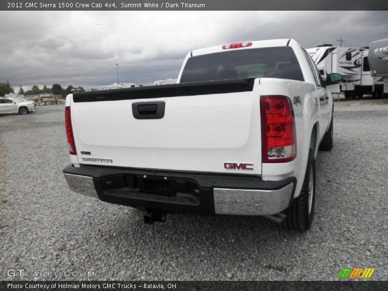 Summit White / Dark Titanium 2012 GMC Sierra 1500 Crew Cab 4x4