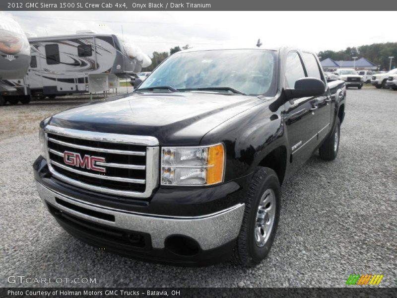 Onyx Black / Dark Titanium 2012 GMC Sierra 1500 SL Crew Cab 4x4