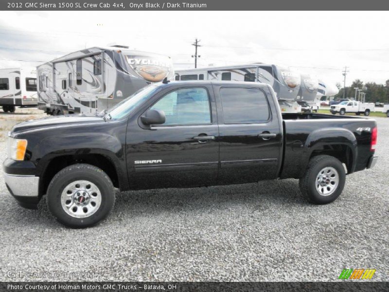 Onyx Black / Dark Titanium 2012 GMC Sierra 1500 SL Crew Cab 4x4