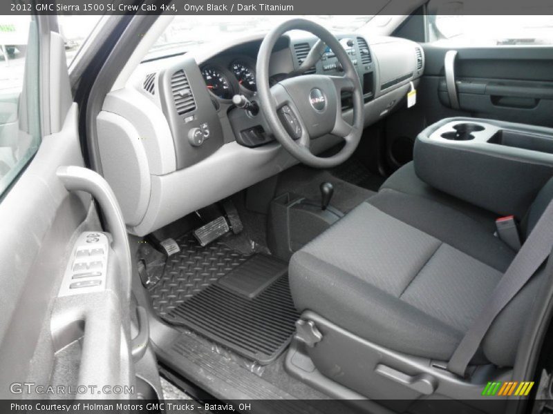 2012 Sierra 1500 SL Crew Cab 4x4 Dark Titanium Interior