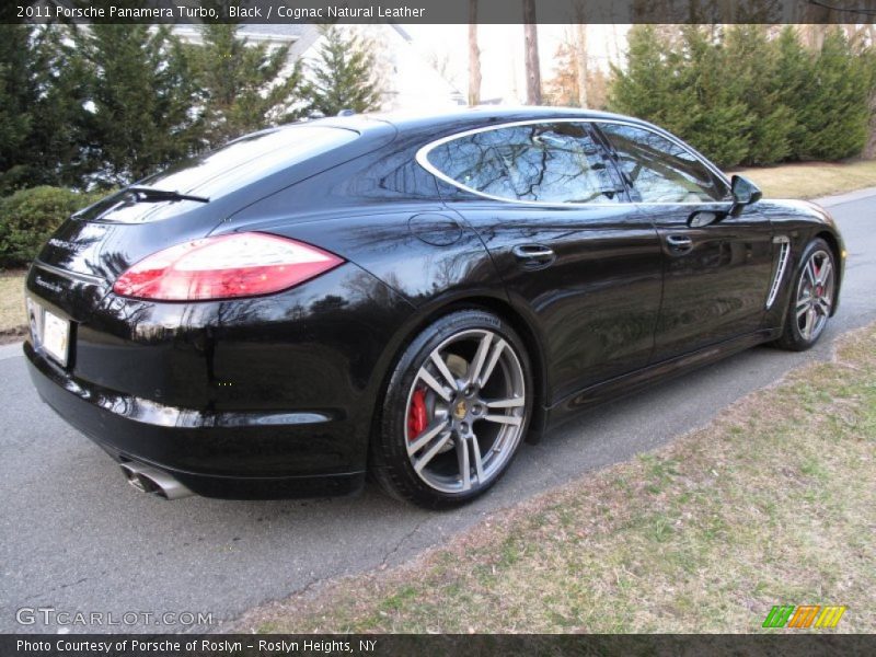 Black / Cognac Natural Leather 2011 Porsche Panamera Turbo