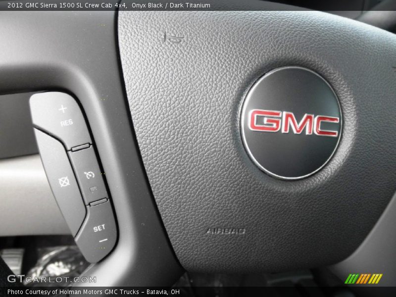 Onyx Black / Dark Titanium 2012 GMC Sierra 1500 SL Crew Cab 4x4