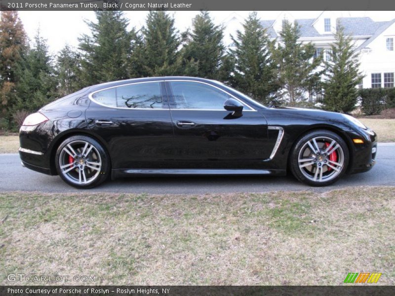 Black / Cognac Natural Leather 2011 Porsche Panamera Turbo