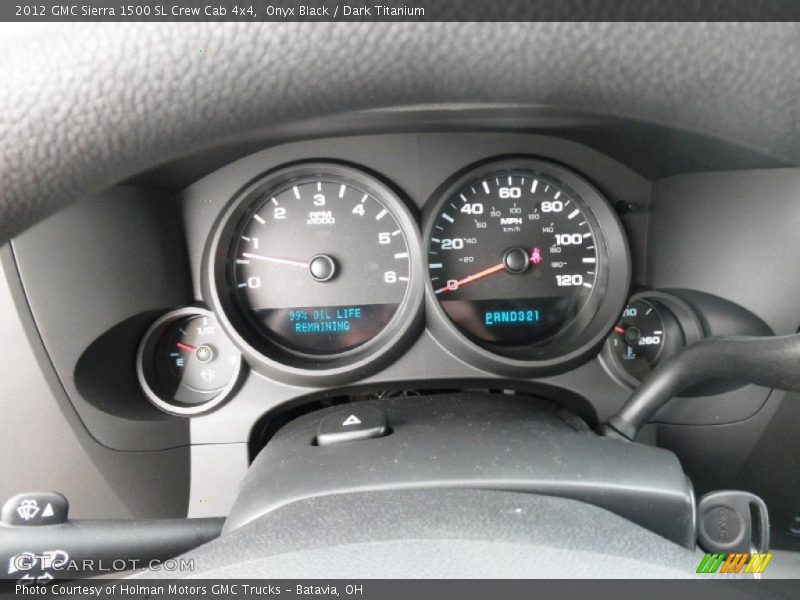 Onyx Black / Dark Titanium 2012 GMC Sierra 1500 SL Crew Cab 4x4