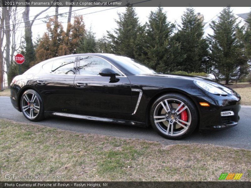 Black / Cognac Natural Leather 2011 Porsche Panamera Turbo