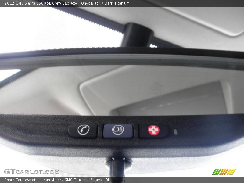 Onyx Black / Dark Titanium 2012 GMC Sierra 1500 SL Crew Cab 4x4