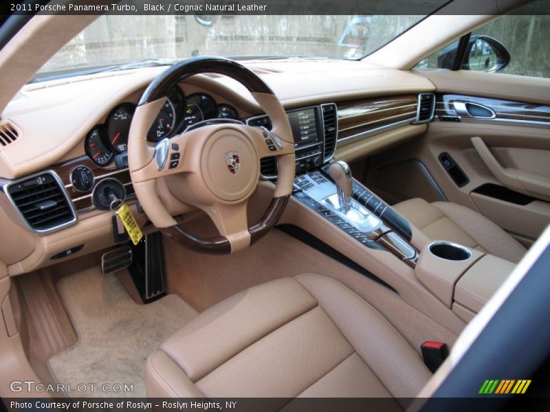 Cognac Natural Leather Interior - 2011 Panamera Turbo 
