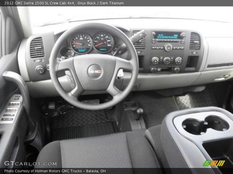 Onyx Black / Dark Titanium 2012 GMC Sierra 1500 SL Crew Cab 4x4