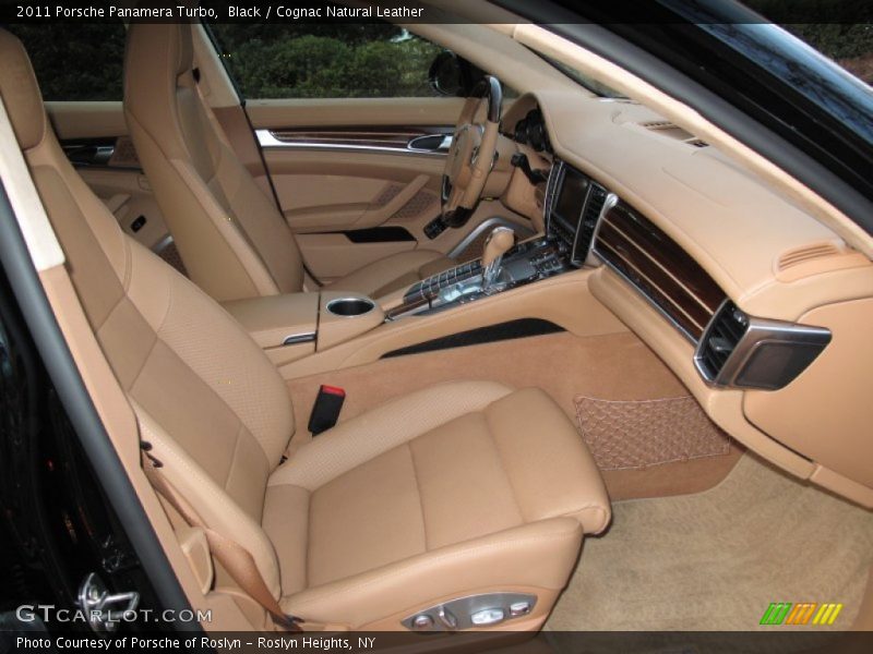 Black / Cognac Natural Leather 2011 Porsche Panamera Turbo