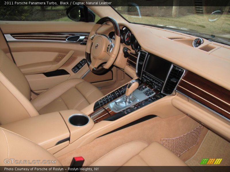 Black / Cognac Natural Leather 2011 Porsche Panamera Turbo