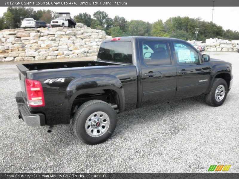 Onyx Black / Dark Titanium 2012 GMC Sierra 1500 SL Crew Cab 4x4