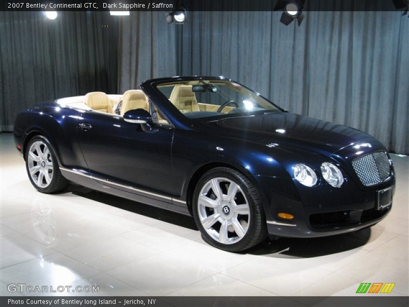 Dark Sapphire / Saffron 2007 Bentley Continental GTC