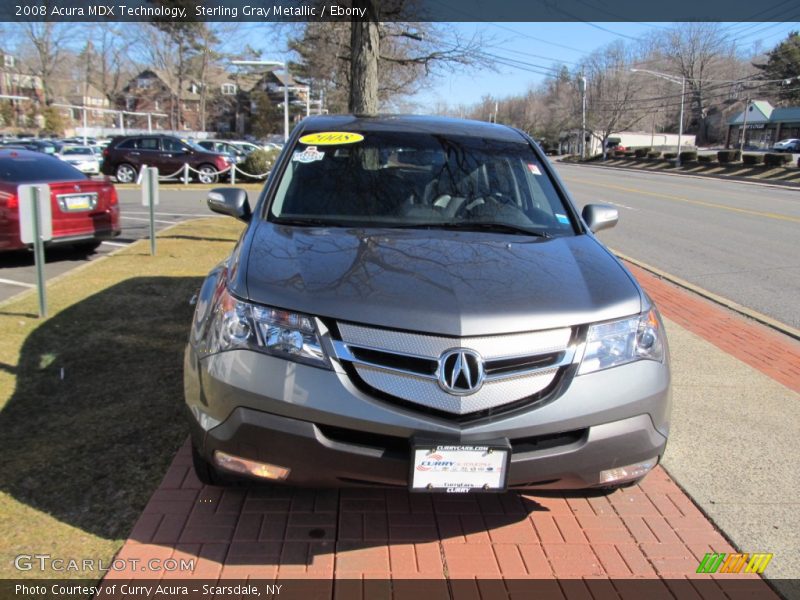 Sterling Gray Metallic / Ebony 2008 Acura MDX Technology