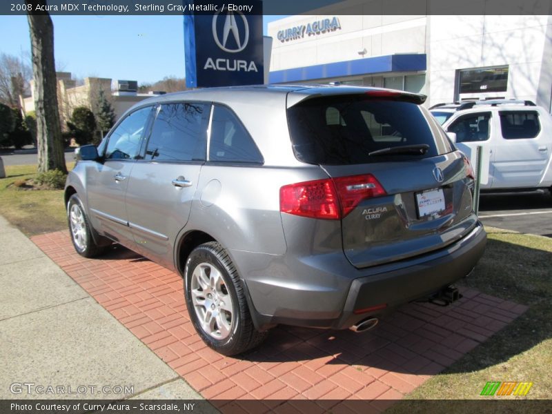 Sterling Gray Metallic / Ebony 2008 Acura MDX Technology
