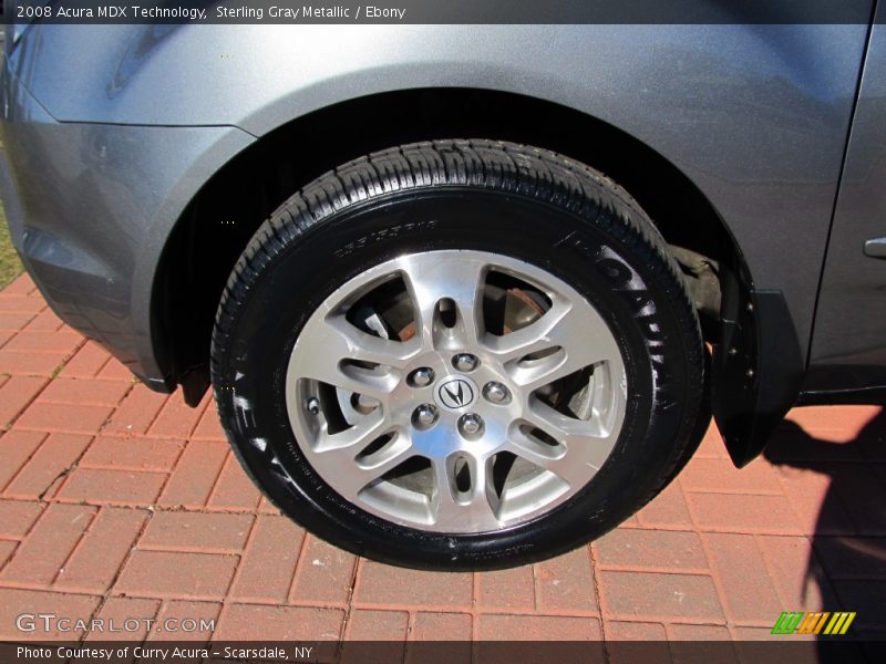 Sterling Gray Metallic / Ebony 2008 Acura MDX Technology