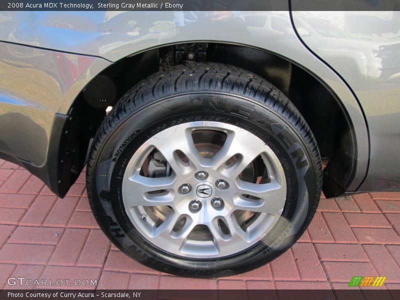 Sterling Gray Metallic / Ebony 2008 Acura MDX Technology