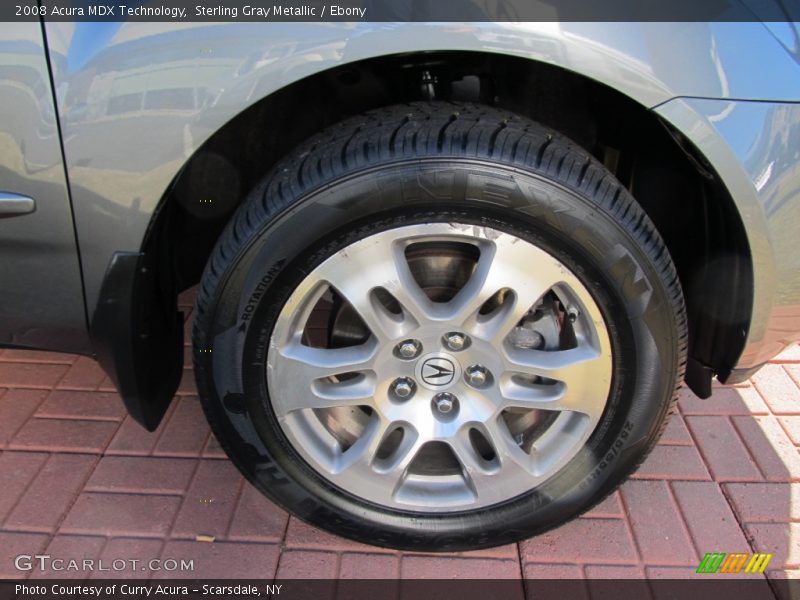 Sterling Gray Metallic / Ebony 2008 Acura MDX Technology
