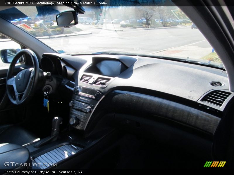 Sterling Gray Metallic / Ebony 2008 Acura MDX Technology