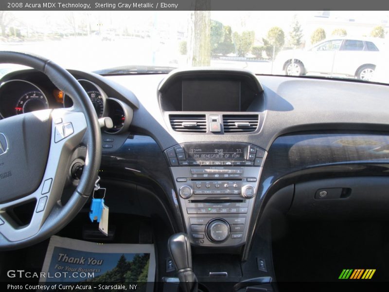 Sterling Gray Metallic / Ebony 2008 Acura MDX Technology