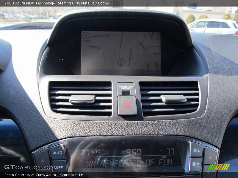 Sterling Gray Metallic / Ebony 2008 Acura MDX Technology