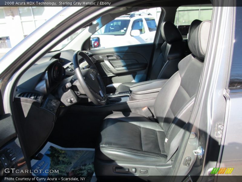 Sterling Gray Metallic / Ebony 2008 Acura MDX Technology