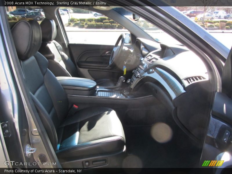 Sterling Gray Metallic / Ebony 2008 Acura MDX Technology