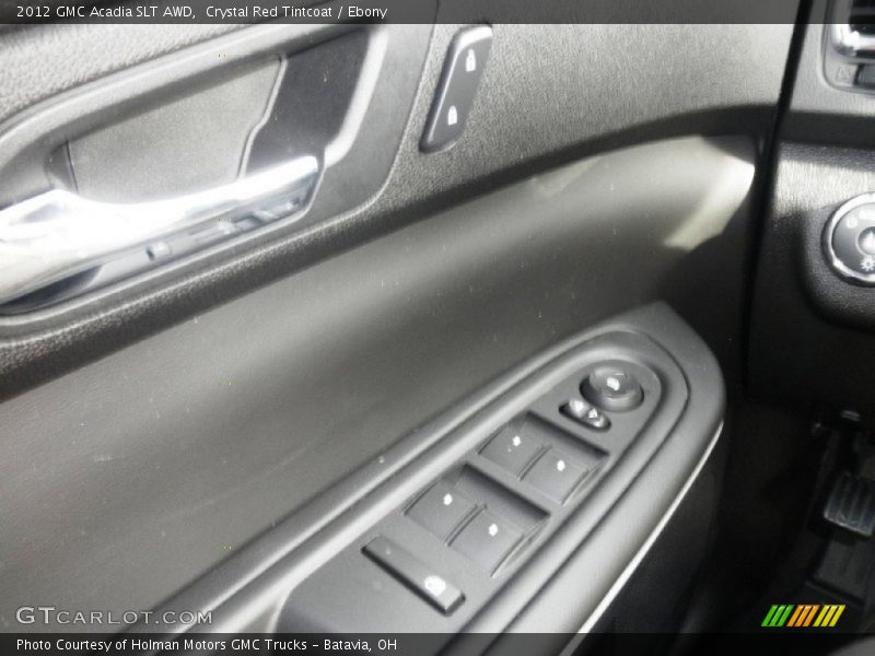 Crystal Red Tintcoat / Ebony 2012 GMC Acadia SLT AWD