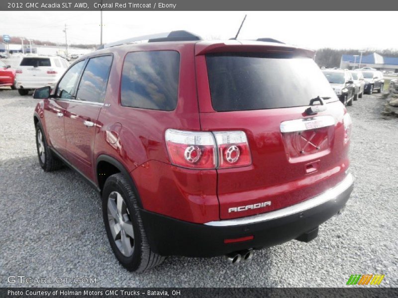 Crystal Red Tintcoat / Ebony 2012 GMC Acadia SLT AWD