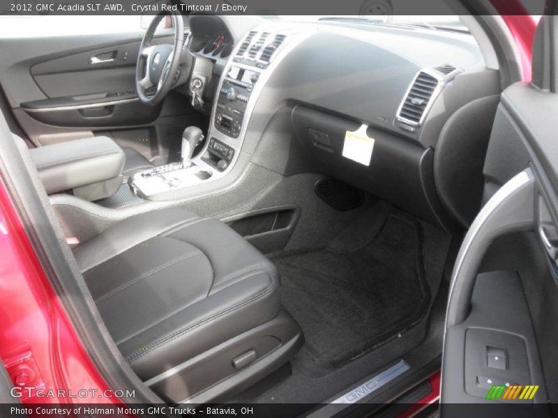 Crystal Red Tintcoat / Ebony 2012 GMC Acadia SLT AWD