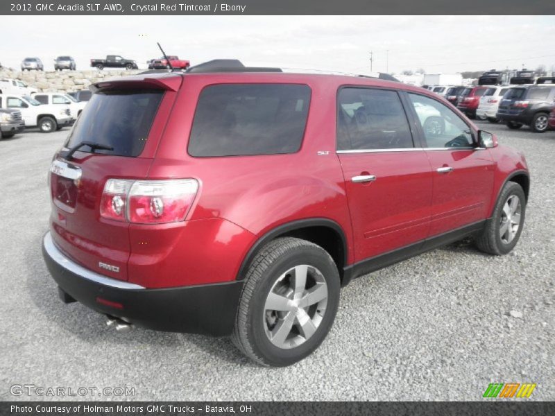 Crystal Red Tintcoat / Ebony 2012 GMC Acadia SLT AWD