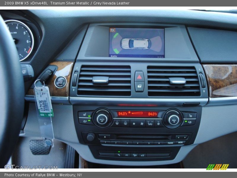 Titanium Silver Metallic / Grey Nevada Leather 2009 BMW X5 xDrive48i