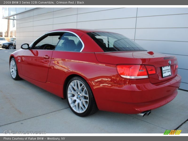 Crimson Red / Black 2009 BMW 3 Series 328i Convertible
