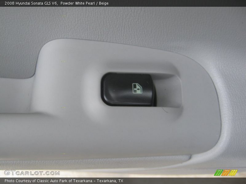 Powder White Pearl / Beige 2008 Hyundai Sonata GLS V6