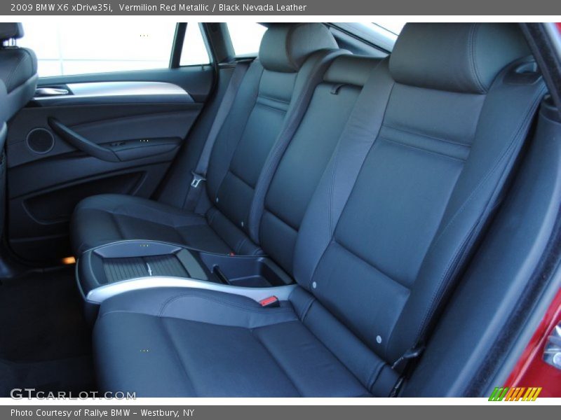 Vermilion Red Metallic / Black Nevada Leather 2009 BMW X6 xDrive35i