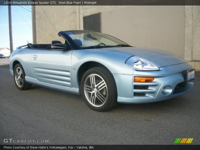 Steel Blue Pearl / Midnight 2004 Mitsubishi Eclipse Spyder GTS