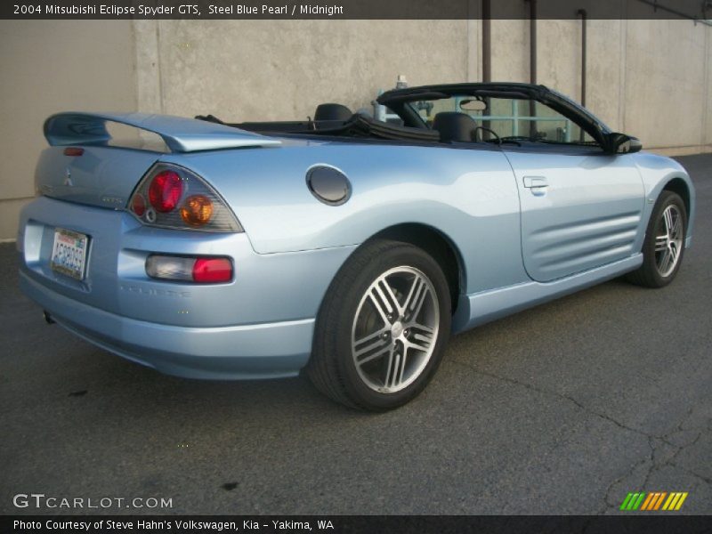Steel Blue Pearl / Midnight 2004 Mitsubishi Eclipse Spyder GTS