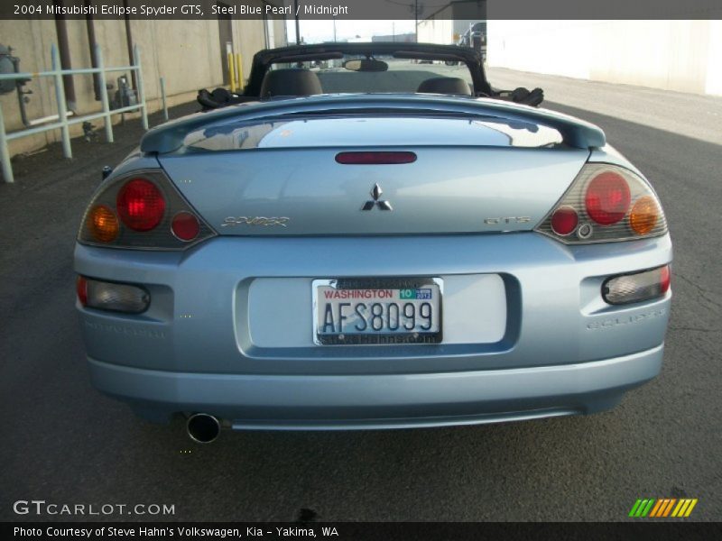 Steel Blue Pearl / Midnight 2004 Mitsubishi Eclipse Spyder GTS