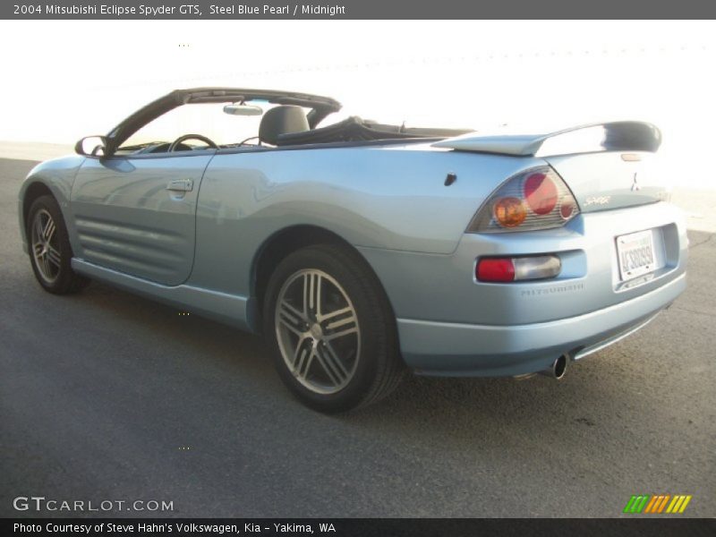 Steel Blue Pearl / Midnight 2004 Mitsubishi Eclipse Spyder GTS