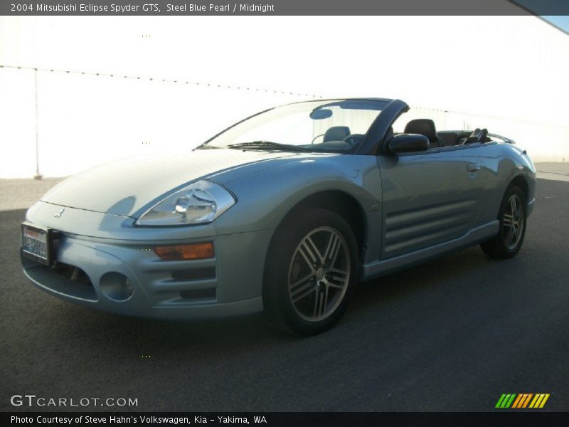 Steel Blue Pearl / Midnight 2004 Mitsubishi Eclipse Spyder GTS