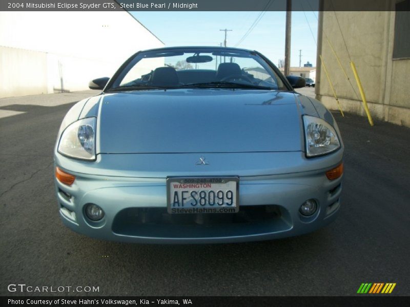 Steel Blue Pearl / Midnight 2004 Mitsubishi Eclipse Spyder GTS