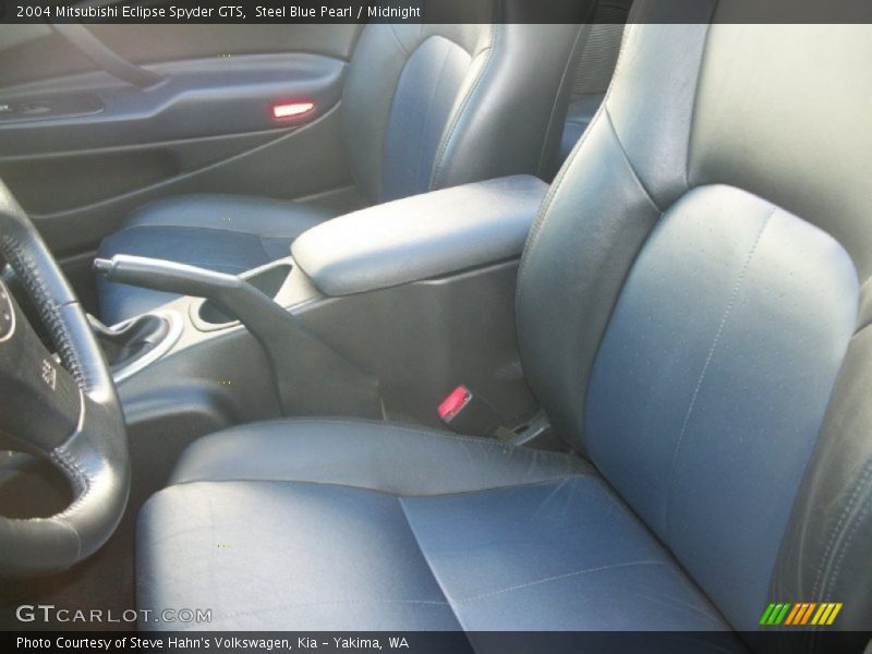 Steel Blue Pearl / Midnight 2004 Mitsubishi Eclipse Spyder GTS